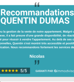 Quentin Dumas Conseiller immobilier IAD