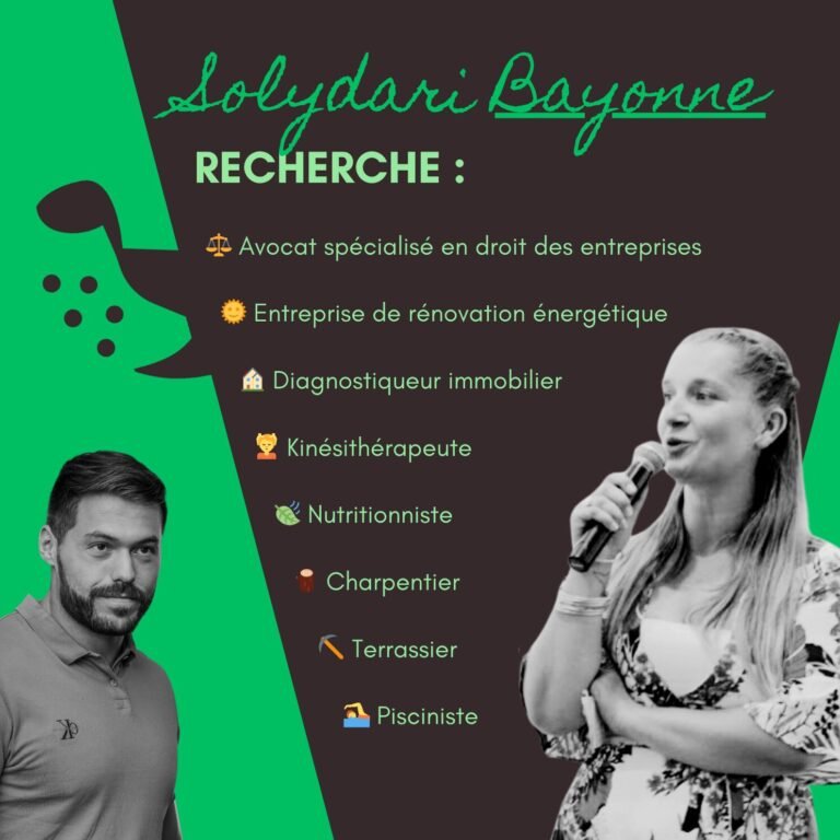 Solydari Bayonne Quentin Dumas Charlotte Bourguet